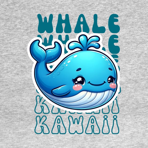 Kawaii Whale by TranquilAsana